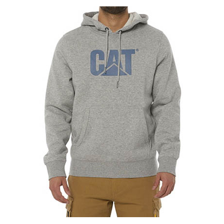 Caterpillar Clothing Sale Pakistan - Caterpillar Foundation Hooded Sweatshirt Mens Hoodies Grey (514832-ZYC)